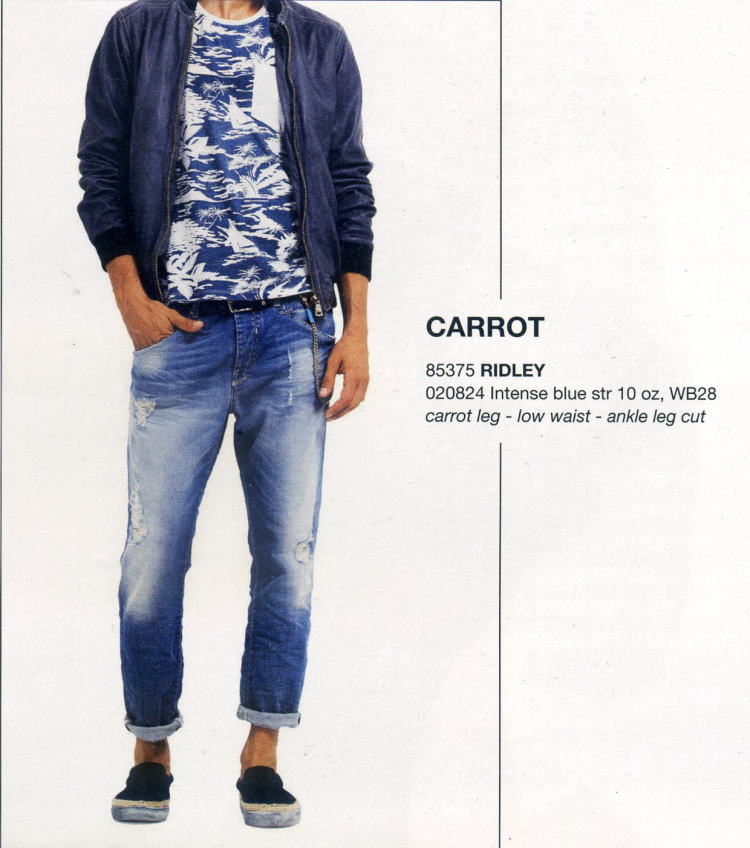 GAS JEANS CARROT 85375 RIDLEY